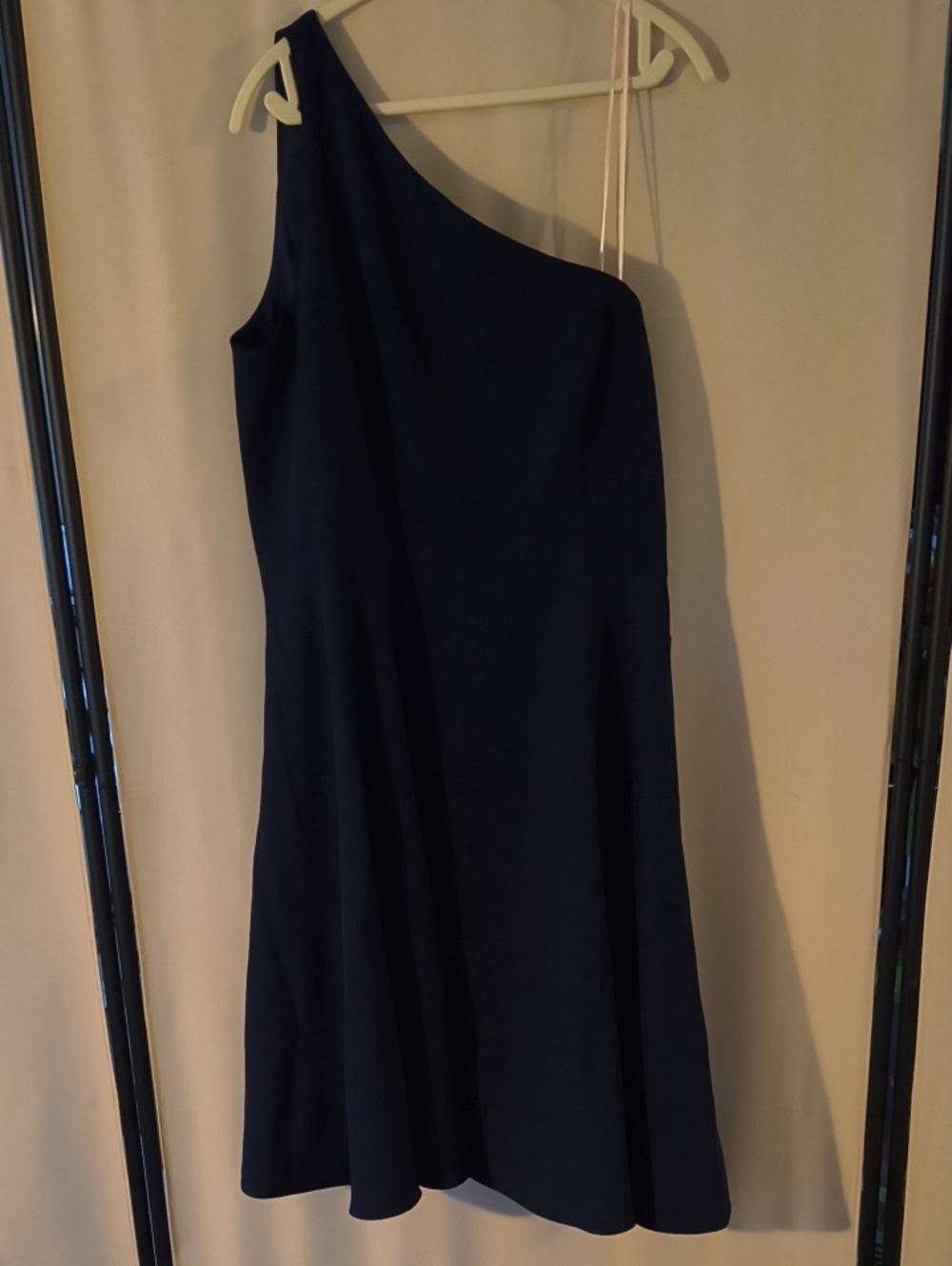 NWT Gal Meets Glam One-Shoulder Navy Dress Size 20